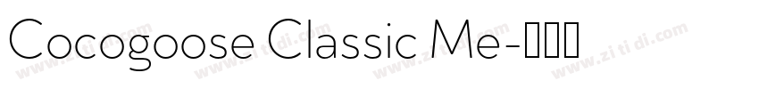 Cocogoose Classic Me字体转换